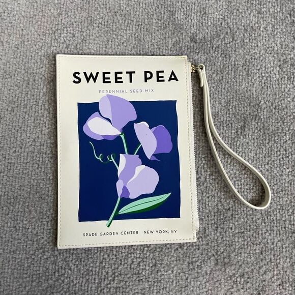 Kate Spade New York Sweet Pea Spade Garden Center Floral Wallet Clutch Wristlet - Picture 1 of 4